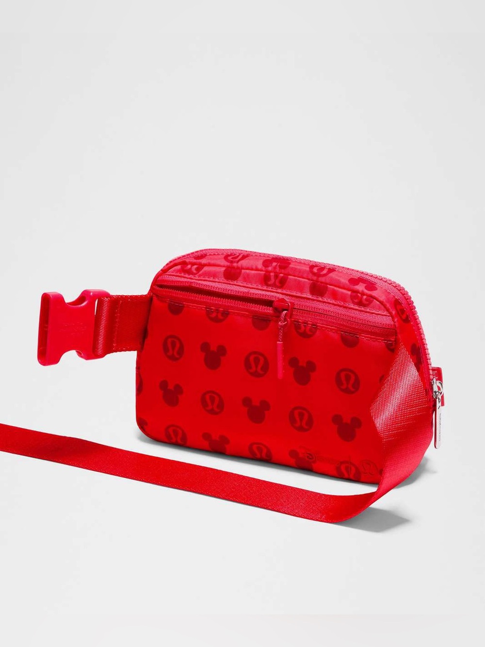 Lululemon x Disney Red Cosmetic Pouch belt bag Fanny pack waist - Picture 2 of 5